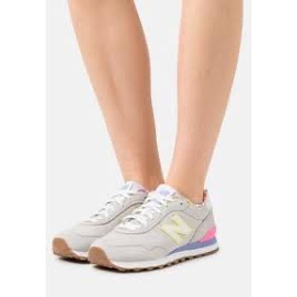 New Balance Women's 515 V3 NWOB Gray/Pink/Floral Running Athletic Shoe US 10.5 - Picture 1 of 10